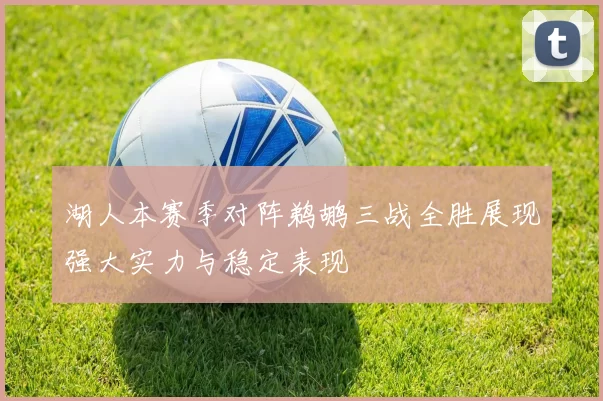 湖人本赛季对阵鹈鹕三战全胜展现强大实力与稳定表现